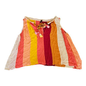 Banjara Medium Striped Sleeveless Shirt